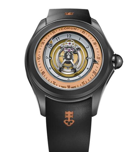 Review Replica Corum BUBBLE 47 CENTRAL TOURBILLON Watch L406/03907 - 406.102.95/0371 SW04 - Click Image to Close